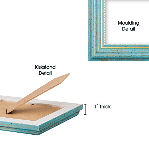 Msicyness 4x6 Picture Frame for Wall Mounting 2 Pack Roma Green Photo Frames with Mat Decor for Standing TableTop Display - Thumbnail 4