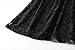 Women's Plus Size Wedding Guest Cocktail Party Semi Formal Lace Wrap V Neck Knee Length Dress Black Size 16