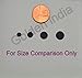Orange Color Velvet Dot Bindis Tattoo 240 Stickers Adhesive Body Jewelry Golden India (P30)