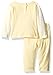 Disney Baby Boys' Winnie The Pooh 2 Piece Top Big Face Set, Pale Banana, 3-6 Months
