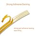 fowong D Weather Stripping White - 2 Seals, 3/8