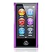 Minisuit JAZZ Slim Shell Case with Belt Clip + Screen Protector for iPod Nano 7 or 8 / 7th or 8th Gen (Rubberized Purple)