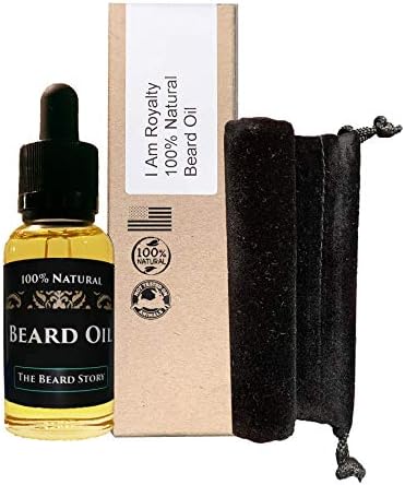 PREMIUM 100% Natural BEARD OIL for Thicker Beard and Grooming with 8 SUPER OILS | SHINIER, THICKER and FULLER Beard as well as FASTER GROWTH! LIQUID GOLD! (I Am Royalty)