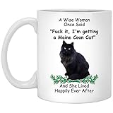 Lovesout Funny Maine Coon Cat Black Gifts For Mom