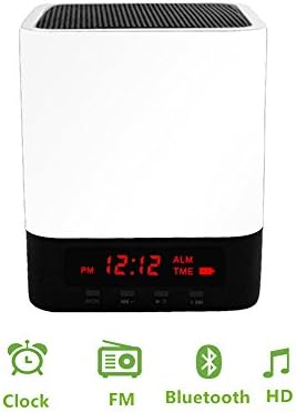 Children's day Gifts Wireless Bluetooth Speakers Super Portable Speaker with short Chargetime and long Playtime Led Light Alarm Clock FM Radio Enhanced Bass