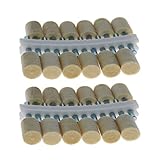 Utoolmart 8mm Wool Felt Mounted Points Cylindrical