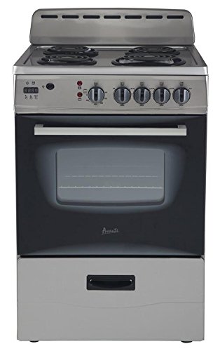 Avanti ER24P3SG 24" Freestanding Electric Range with Deluxe 