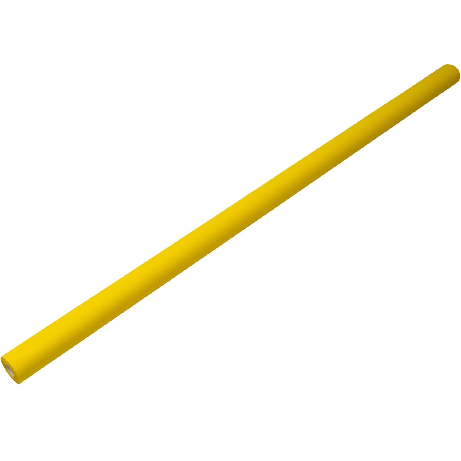 Colourlast Fade Resistant Poster Roll - Lemon colour (760mm x 50m) – For Arts & Crafts, Notice Boards, Display Boards, Gift Wrapping, Packaging & Brainstorming