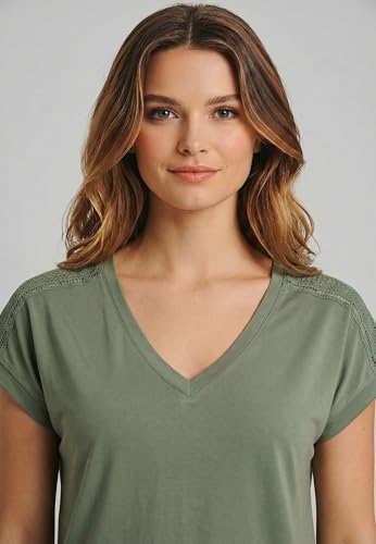 ONLY Onlfree Life S/S V-Neck Lace Top Jrs for Women