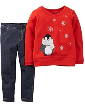 Baby Girls' 2-Piece Pullover & Legging Set