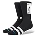 Stance Men's Crew Sock OG Sockshosiery, black, Large