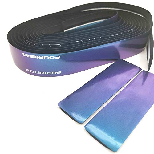 Fouriers 700C Handlebar Tape, Road Bike Bar Tape, Anti-Slip Bicycle Handle Tapes with 2 Bar End Plugs, Colorful - Thumbnail 4