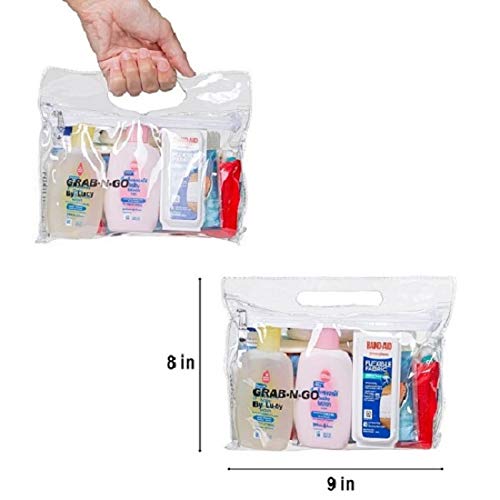 Baby's Ultimate Travel Toiletries Bag/Baby Shampoo Lotion Wipes Sunscreen Teeth Care Soft rush Comb set and Basic First Aid/TSA Approved Sizes Bundle - Thumbnail 2