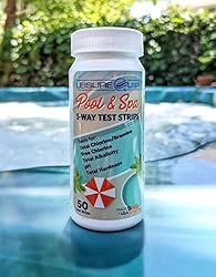 LeisureQuip 5-Way Pool & Spa Test Strips - Test for