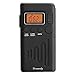 DreamSky Portable Pocket AM FM Radio with Alarm Clock, Time Display with Sleep Timer, Clear Speaker, Best Reception Battery Operated Small Radios for Walking/Running.
