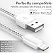 TNSO MFi Certified iPhone Charger Lightning Cable 5 Pack[3/3/6/6/10FT] Extra Long Nylon Braided USB Charging & Syncing CordCompatible iPhone Xs/Max/XR/X/8/8Plus/7/7Plus/6S/6S Plus/SE/iPad/Nan More