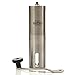 The Original Manual Coffee Grinder by Bean & Bistro - Adjustable Ceramic Burr, Stainless Steel Body, Portable