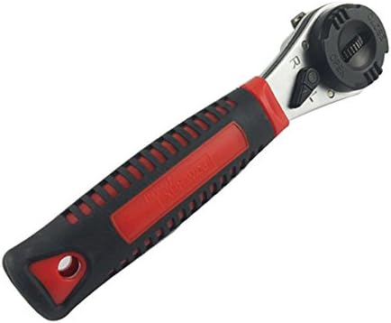 Dugoo 8'' Inches Adjustable Ratchet Wrench Preset 6-22Mm Hardware Tools Machinery Repair Chrome Vanadium High Torque