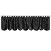 Heritage Lace 60-Inch by 20-Inch Phantom Drape Lace, Black