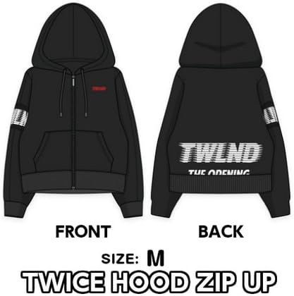 Amazon Twice Hood Zip Up Twice 1st Tour Twiceland The Opening 公式グッズ Twiceグッズ サイズ M アイドル 芸能人グッズ 通販