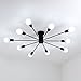 Aero Snail L1697 Modern Style Flush Mount Designers Metal 10-Light Ceiling Lamp Chandelier Lighting Fixure