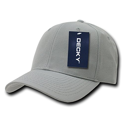 DECKY Deluxe Baseball Cap, Grey