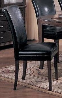 Palo Alto Parsons Chair [Set of 2] Upholstery: Black