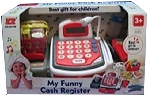 CAJA REGISTRADORA CON LUZ, SONIDO Y CALCULADORA: Amazon.es: Juguetes y juegos