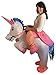 Halloween Inflatable Unicorn Adult Fancy Dress Costume Pink