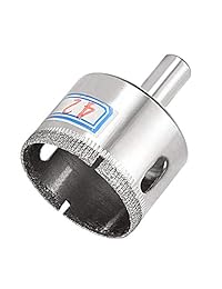 uxcell Diamond - Sierra de corona para baldosas de cristal (fibra de vidrio, mármol, granito, cerámica)