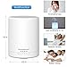 InnoGear 300ML Essential Oil Diffuser, Premium 5-in-1 Ultrasonic Aromatherapy Diffusers Scent Humidifier Aroma Diffuser Vaporizer Auto-Off Timer for Room Office Home, Greyish White, Medium