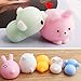 POKONBOY 30pcs Squishies Mochi Squishy Toys, Mini Dinosaur Unicorn Squishy Stress Relief Toys Party Favors for Kids Classroom Prizes Easter Basket Stuffers for Boys and Girls Age 3+