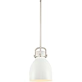 Innovations Lighting Newton Bell - 1 Light Pendant in Industrial Style-16.75 Inches Tall and 10 Inches Wide-Satin Nickel Fini