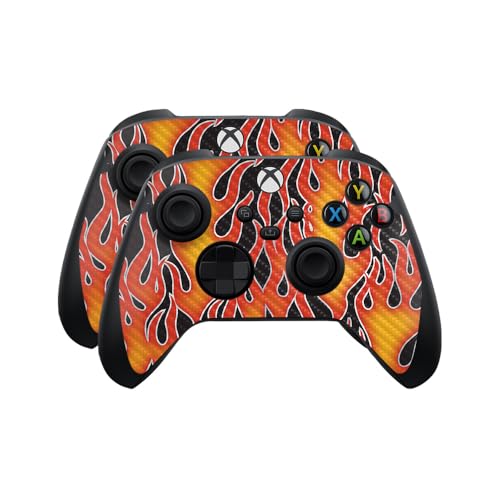 Carbon Fiber Skin Compatible with Microsoft Xbox Series X|S Controller (2 Pack)…