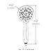 Speakman, Polished Chrome VS-1240 Rio Multi-Function Handheld Shower Head, 2.5 GPM