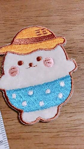 Amazon しろたん 超ふわふわ 刺繍ワッペン アイロンワッペン手芸手作り 保育園 ワッペン アップリケ 通販