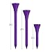 IZZO Golf Wood Golf Tees, 1.75 Inch, Purple (Pack of 200)