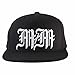 Metal Mulisha Men's Flexfit Logo Baseball Cap Hat, Duplex black, L/XL