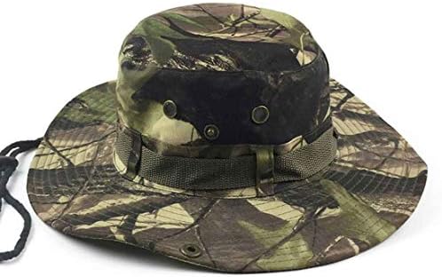 Camo Boonie Hat |56cm-60cm(Adjustable) Head, 6.5 cm High | Boonie or Army Rangers Hat for Men & Women | Cotton | Outdoor Headgear