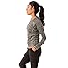 RBX Active Space Dye Polyester Long Sleeve Lightweight Crew Neck Running Shirt