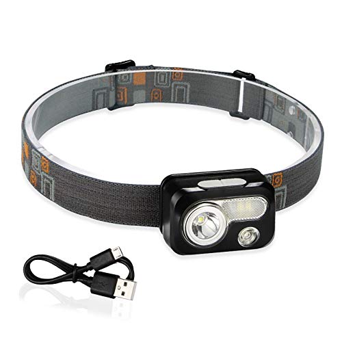 GOOHIKE Rechargeable Lightweight Headlamp Flashlight Super Bright and