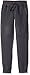 Southpole Boys' Big Boys' Jogger Fleece Pants with Moto Biker Details on Knees, Heather Charcoal, Medium