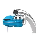 IREALIST Horizontal Faucet Water Filter, 5 Stages Faucet Mount Drinking Tap Water Filter & Purifier System