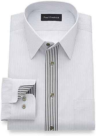 Paul Fredrick Mens Slim Fit Non-Iron 