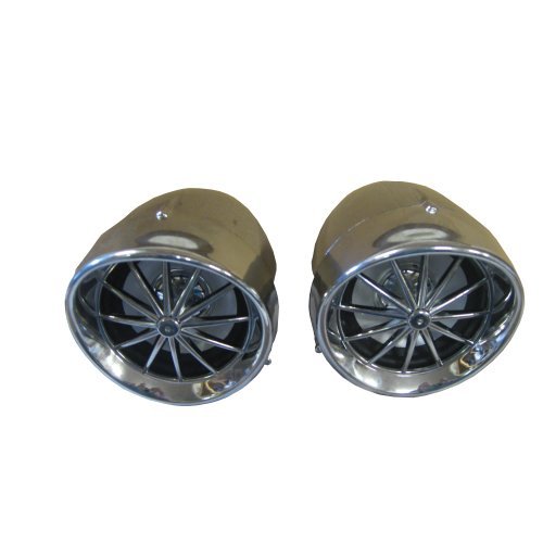 shark SHKSPEAKERHARLEY 100 watt 3" Harley motorcycle marine speakers with handlebar clamps chrome