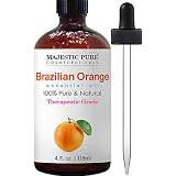 Brazilian Orange Essential Oil from Majestic Pure, Premium Quality, 4 fl. oz.
