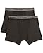 Calvin Klein Big Boys' Kids Performance Boxer Brief Underwear, Multipack, 2 Pack - Black, X-Large