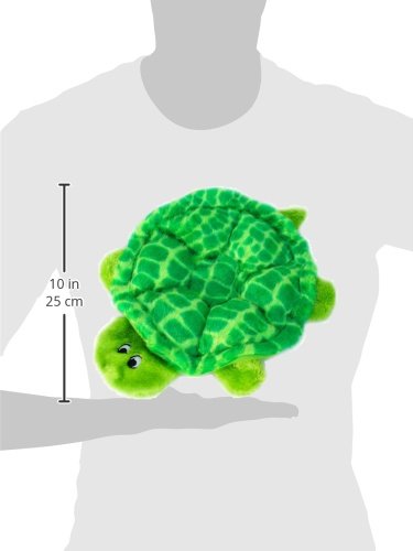 ZippyPaws Squeakie Crawler 6-Squeaker Plush Dog Toy, Slow Poke The Turtle