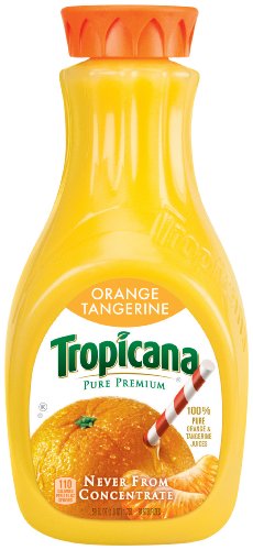 Tropicana Pure Peach papaya mango plastic 33.8oz (048500018217)
