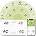 Bluetooth Smart Body Fat Scale, Whosfit Digital Weight BMI Bathroom Scale, Body Composition Monitor Analyzer Scale, Accurate Health Monitor, with Smartphone App-400 lbs-White